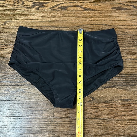 Women’s Black Swimsuit Panty Bikini Full Coverage Bottoms Size XXL - Picture 2 of 7